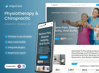 Aligncare – Physiotherapy & Chiropractic Elementor Template Ki
