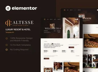 Altesse – Luxury Resort & Hotel Elementor Template Kit