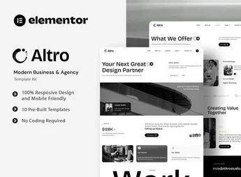Altro – Modern Business & Agency Elementor Template Kit