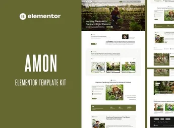 Amon – Nursery & Gardening Elementor Template Kit