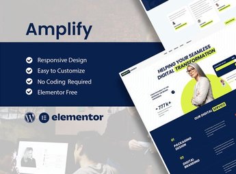 Amplify – Digital Marketing Agency Elementor Template Kit