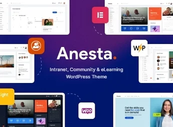 Anesta – Intranet, Extranet, Community and BuddyPress WordPress Theme