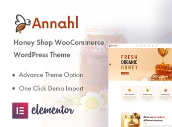 Annahl – Organic & Honey Shop WordPress Theme