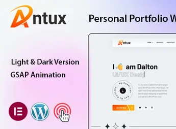 Antux – Personal Portfolio WordPress Theme