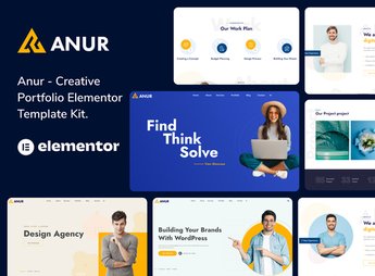 Anur – Portfolio Elementor Template Kit