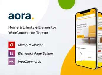 Aora – Home & Lifestyle Elementor WooCommerce Theme