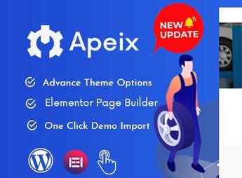 Apeix – Car Repair Service & Auto Mechanic WordPress Theme