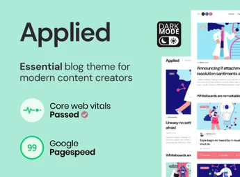 Applied – Essential Blog theme for Modern Content Creators
