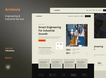 Archevia – Engineering & Industrial Service Website Elementor Kit
