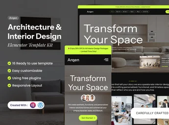 Arqen – Architecture & Interior Design Elementor Template Kit