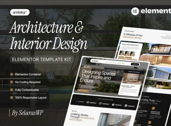 Arsiteka – Architecture & Interior Design Elementor Template Kit
