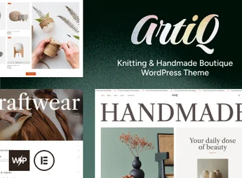 Artiq – Knitting & Handmade Boutique WordPress Theme