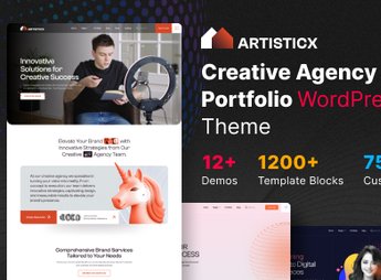 Artisticx – Creative Agency WordPress Theme