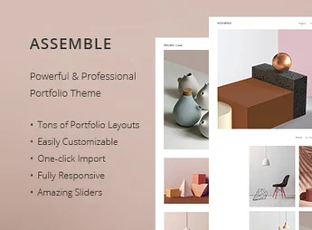 Assemble – Portfolio WordPress Theme