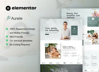 Aurele – Spa & Healing Treatments Elementor Pro Template Kit