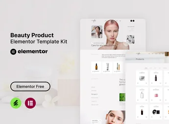 Auren – Beauty Product Elementor Template Kit
