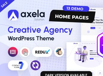 Axela – Creative Agency & Portfolio WordPress Theme