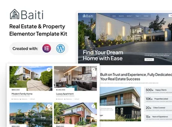 Baiti – Real Estate & Property Elementor Template Kit