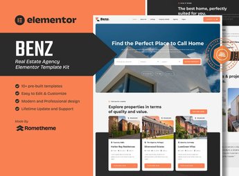 Benz – Real Estate Elementor Template Kit