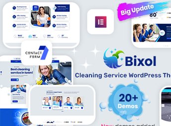Bixol – Cleaning Services WordPress