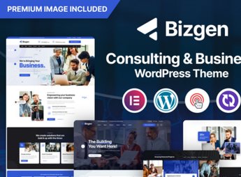 Bizgen – Business Consulting WordPress Theme + RTL