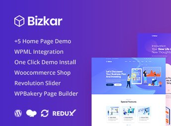 Bizkar – Creative Agency WordPress Theme