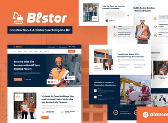 Blstor – Construction & Architecture Elementor Template Kit