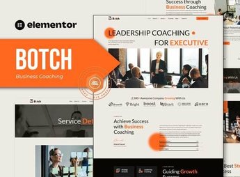 Botch – Business Coaching Elementor Template Kit