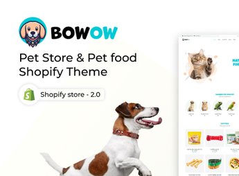 Bowow  – Pet Store & Pet Care Shopify Theme
