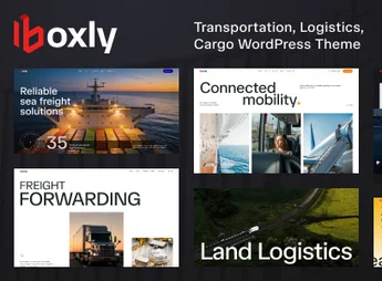 Boxly – Transportation, Logistics, Cargo WordPress Theme