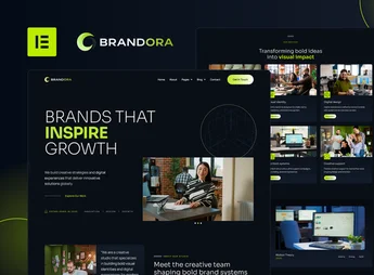 Brandora – Creative Agency Elementor Pro Template Kit