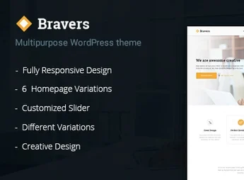 Bravers – Responsive Multiple Purpose WordPress Theme