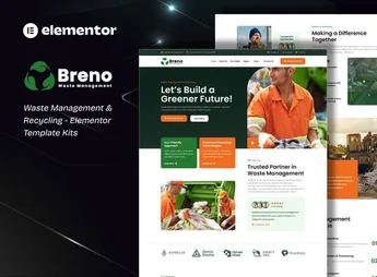Breno – Waste Management & Recycling Elementor Template Kits