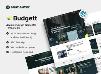 Budgett – Accounting Firm Elementor Template Kit