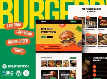 Burgerr – Fast Food Restaurant Template Kit