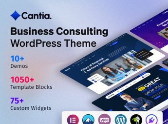 Cantia – Business Consulting WordPress Theme