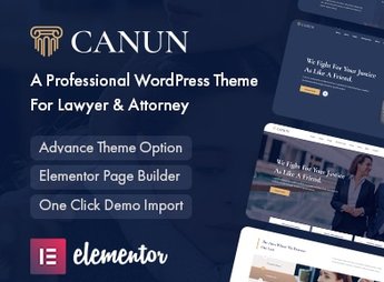 Canun – Lawyer & Attorney WordPress Theme