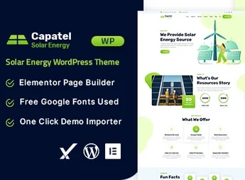 Capatel – Solar Energy WordPress Theme