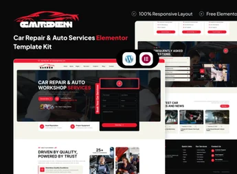 Carden – Car Repair & Auto Services Elementor Template Kit