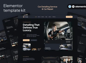 Careglo – Car Detailing Service & Car Repair Elementor Template Kit