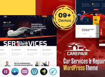 Carepair – Car Service & Auto Repair WordPress Theme