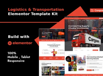 Cargoen – Logistics & Transportation Elementor Template Kit