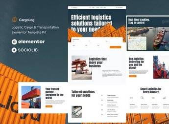 CargoLog – Logistic Cargo & Transportation Elementor Template Kit