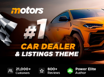 Motors – Car Dealer, Rental & Listing WordPress theme