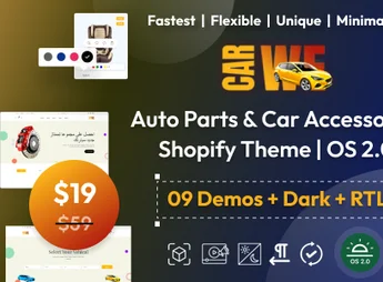 Carwe – Auto Parts & Car Accessories Shopify Theme