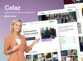 Celaz – Digital Learning Platform Website Elementor Kit