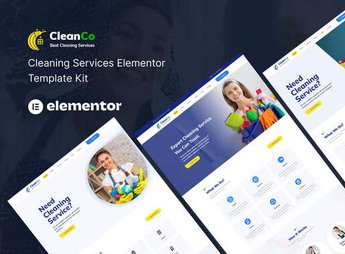 Cleanco – Cleaning Service Elementor Template Kit