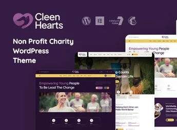 Cleenhearts – Non Profit Charity WordPress Theme