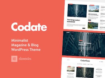 Codate – Modern Magazine and Blog WordPress Theme