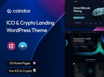 Coindox – ICO & Crypto Landing WordPress Theme